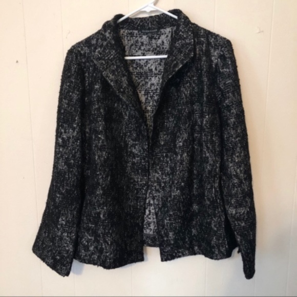 Eileen Fisher Metallic Jacquard Blazer - Picture 2 of 7